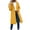 Yellow, variant on Staron Women's Long Hooded Waterproof Raincoat Lightweight Windproof Outdoor Travel Jacket with Pockets Adjustable Cuffs Casual Spring Fall Winter Coat Black XXL