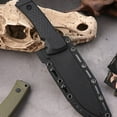 thumbnail image 4 of Fixed Blade Outdoor Knife Made from a Single Piece of AUS-8 Steel with Sheaths for Outdoor Activities and Camping, Gifts for Men(Green), 4 of 5