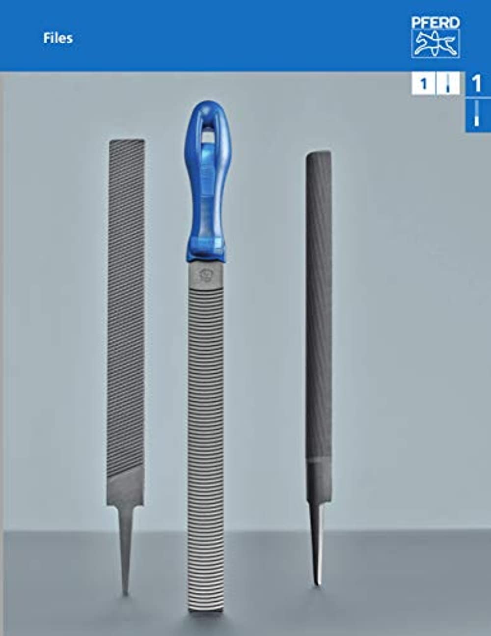 PFERD Key File Set 265 A in Plastic Pouch, 6 Files, 4 inch, 1 Quick