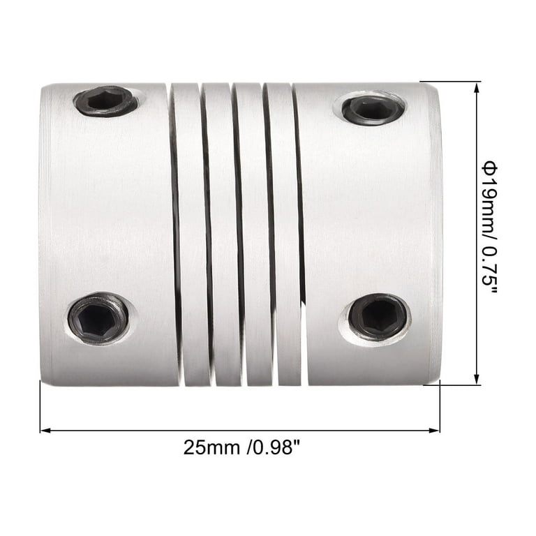 ServoCity Flexible Clamping Shaft Coupler 5mm To 6mm, 43 OFF