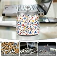 thumbnail image 6 of Yayeee Ashtray with Lid for Cigarette Smokeless Stainless Steel Home Ash Holder, Simple Shapes, 6 of 7