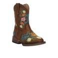 thumbnail image 2 of Roper Girls Bailey Floral Square Toe Cowboy   Mid Calf Boots, 2 of 5