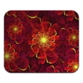 thumbnail image 2 of WIRESTER 8.66x7.08 in Rectangle Mouse Pad with Non-Slip Rubber Base for Computers, Laptop, Office & Home - Abstract Red Flowers, 2 of 5
