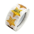 thumbnail image 3 of yuksok 2x500x Star Stickers Decorative Handmade Sparkly Gift Sealing Stickers DIY Stickers Labels Incentive Stickers for Card Party Office Postcard , 2 Pcs, 3 of 9