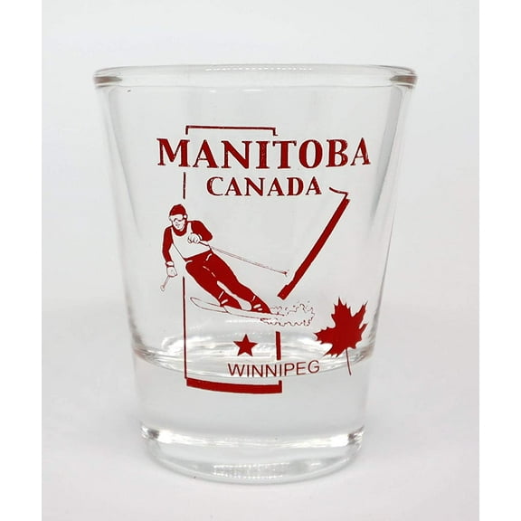 Manitoba Canada (3 in Series of 13) Shot Glass. Collect Them All!