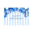 thumbnail image 1 of Telón de fondo Cubierta de fondo de cumpleaños rectangular de tela reutilizable exquisita para fiesta Jikaix, 1 of 5