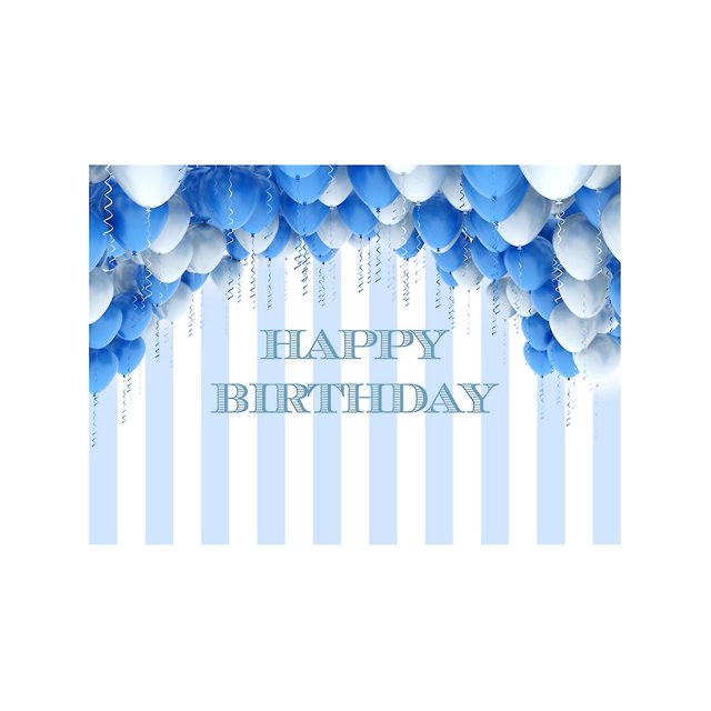 Telón de fondo Cubierta de fondo de cumpleaños rectangular de tela reutilizable exquisita para fiesta Jikaix