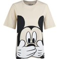 thumbnail image 1 of Disney - Camiseta Don't Speak de Mickey Mouse para Mujer (Arena, Negro), 1 of 3