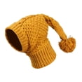 thumbnail image 3 of Gorro para perro, gorro para gato, gorro de punto italiano para mascota, gorro protector para el cuello L, 3 of 8