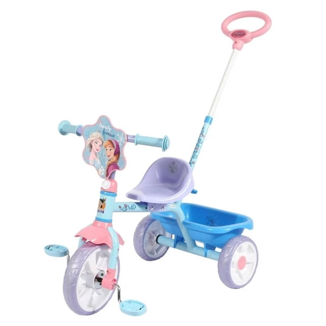 Triciclo Bicicleta Apache Frozen Cajuela y Barra de Empuje
