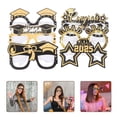 thumbnail image 4 of 6pcs 2025 Party de graduación anteojos de moda y elegantes copos de fotomatón de lentes de papel para celebraciones de año nuevo Bodes de cumpleaños y más, 4 of 5