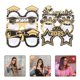 thumbnail image 4 of 6 gafas de papel para fiesta de graduación 2025, accesorios modernos y elegantes para fotomatón, para celebraciones de Año Nuevo, bodas, cumpleaños y más., 4 of 7