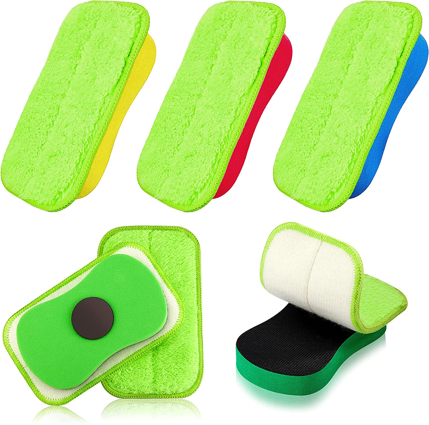 Microfiber Chalk Eraser Washable Chalkboard Eraser Dry Erase Whiteboard