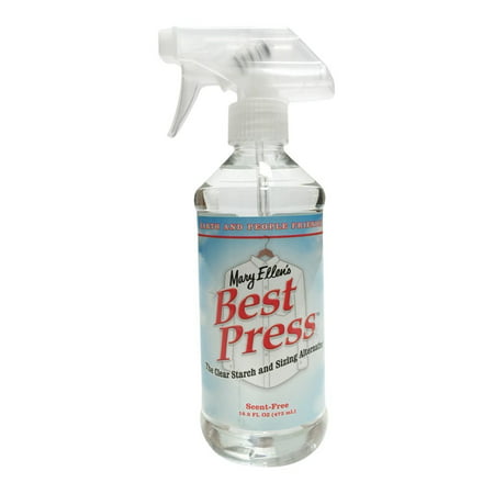 Mary Ellen's Best Press, Clear Starch and Sizing Alternative, Scent-Free, 16.9 Ounce