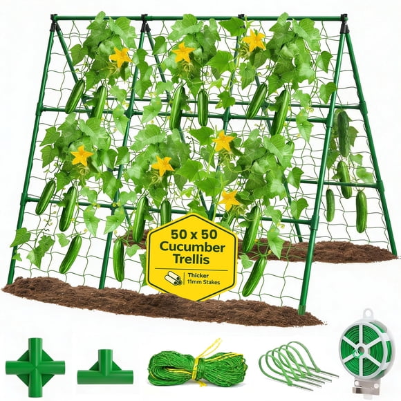 Trepador para jardín K-Brands 127 x 127 cm, estructura en A de acero