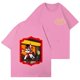 thumbnail image 1 of Hazbin Hotel Moda Casual Mujer Impreso de manga corta cuello redondo Pullover Tops Rosa/M, 1 of 4
