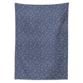thumbnail image 3 of Ambesonne Navy Blue Tablecloth Rectangular Table Cover, Summer Night Sky, 60"x84", Purpleblue White, 3 of 4