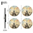 thumbnail image 2 of Round Analog Wall Clocks with Non-Ticking Sweep Movement,Battery Operated Clcoks Decorative for Home,Office-Silhouette Of Howling Wolf In Front Of Night Sky(12inch), 2 of 4