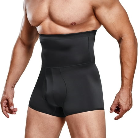 

KUMAYES Underwear for Men High Waist Slimmer Body Shaper Seamless Belly Girdle Boxer Briefs Workout Body Shaper