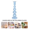 thumbnail image 5 of Romantic Glass Candlestick Creative Candle Stick for Wedding Party (Blue), 5 of 5