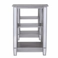 thumbnail image 5 of Matte Silver Mirrored Desk, 5 of 9