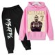 thumbnail image 3 of Ropa para niños Conjunto de sudadera con capucha para niños y pantalones de sudadera Conjunto deportivo de 2 piezas para niños y niñas Ropa estampada de Mbappé, 3 of 5