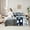 Blue White Gray, variant on Homewish Rustic Western Farmhouse 7-Piece Twin Bedding Sets,Retro Windmill Bedding Comforter Set,Gray Blue Checkered Sheet Sets For Boys Teens,Ultra Soft Home Decor Reversible
