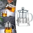 thumbnail image 2 of Clearance Sale! Leott Glass Teapot with Infuser/Removable Steel Strainer Tea Maker 750Ml Kettle for Loose Tea, Cup, Household Teapot, 1*Water Cup, 2 of 5