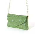 thumbnail image 1 of Enveloppe Pochette Chaîne Partie Dîner Sac PU Mode Embellis Sac à Main de Fête, 1 of 10