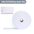 thumbnail image 2 of LOVEVER 2 1/4 Inch Batting Strips for Rugs Total  Polyester Blend Batting on A Roll for Quilting  Throw Rugs 3 Rolls, 2 of 7