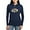 Navy, variant on CafePress - Maryland MD Oval (W/Flag) Long Sleeve T Shirt - Womens Hooded Shirt
