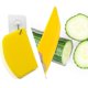 thumbnail image 5 of 2 pcs 13.5x9cm Back Corner - Plastic Scraper for Kitchen, Pastry, Pancake (yellow, white), 5 of 5