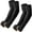 2 Pairs - 2 Black, variant on Arm Sleeves with Thumb Hole, UV Sun Protection Cooling Compression Cover Sports for Men/Women