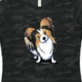 thumbnail image 4 of Inktastic Tricolor Papillon Women's T-Shirt, 4 of 5