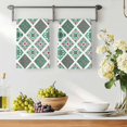 thumbnail image 3 of Vintage Boho Kitchen Towels Set of 2, Middle Century Bohemia Style Green Absorbent Dish Towels for Kitchen, Microfiber Hand Towel, Quick Drying Tea Towel for Cleaning Decorative Dishcloths, 3 of 7