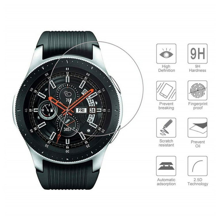 YuiYuKa Gear S3 Frontier glass For Samsung Galaxy watch 46mm 42mm Gear Sport band S2 Classic Screen Protector 9H 2.5D S 3 Tempered glass