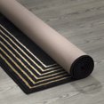 thumbnail image 6 of Ottomanson Machine Washable Non-Slip Rubberback Border 3x5 Indoor Area Rug, 3'3" x 5', Black, 6 of 9