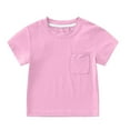 thumbnail image 2 of Kids Tshirts Casual Kids Short Sleeve Shirts for Boys Pink Shirts Casual Tees 4T Boy Pajamas, 2 of 4