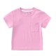 thumbnail image 2 of Playeras Hombre Algodon Camisetas Unisex Para Niños Y Niñas, Básicas, De Manga Corta, De Color Liso, Con Bolsillo Y Cuello Redondo, 2 of 4