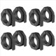 thumbnail image 1 of 8X Abrazaderas de Liberación Rápida para Barra, Cierres Giratorios, Clips para Barra de Pesas, Entrenamiento de Fuerza, Seguras y Portátiles., 1 of 5