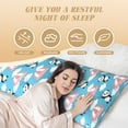 thumbnail image 4 of KLL Ultra Soft Microfiber Body Pillow Cover/Pillowcases 20"x54" with Hidden Zipper Closure-Panda Flying in the Sky, 4 of 8