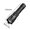 thumbnail image 3 of Lttoisl Generic 800mAh Strong Light Telescopic Zoom LED Flashlight, Digital Display, Waterproof Portable Handheld Torch for Outdoor Emergency & Camping, Long-Range Spotlight, 3 of 8