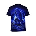 thumbnail image 2 of LAOLIUSN Men's Praying Hands Christian T Shirt, Keep the Faith Religious Graphic Short Sleeve Crewneck Tee, S-4XL, 2 of 7