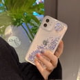 thumbnail image 2 of iPhone 7 8 Case , Gradient Quicksand Series Glitter Bling Flowing Liquid Floating TPU Bumper Cushion Protective Case, 2 of 5