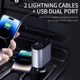 thumbnail image 4 of Cargador de coche retráctil KARTICE 4 en 1 USB C de 60 W con 2 puertos USB, 4 of 6