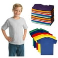 BILLIONHATS 12 Pack Kids Cotton Tshirts Bulk, Wholesale Unisex Children