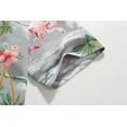 thumbnail image 5 of SSLR Hawaiian Shirt for Women Flamingo Short Sleeve Casual Button Down Shirts Beach Aloha Tops, 5 of 8