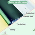 thumbnail image 3 of Tattoo Stencil Paper, 100 PCS TattooTransfer Paper for Tattooing, A4 Size, 3 of 5