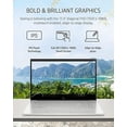 thumbnail image 4 of HP Envy 17 Laptop, 11th Gen Intel Core i7-1165G7, 12 GB RAM, 1 TB SATA Hard Drive & 256 GB SSD Storage, 17.3-inch Full HD IPS Touchscreen, Windows 10 Home, HD Webcam, Audio by B&O (17-cg1010nr, 2021), 4 of 5