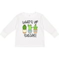 thumbnail image 3 of Inktastic What's Up Succas Funny Cacti Plants Boys or Girls Long Sleeve Toddler T-Shirt, 3 of 5